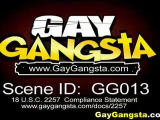 Homossexual gangsta grande anal a foder ação