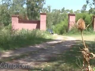 Lost twink riding up the dirt road