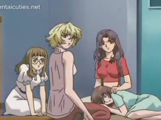 Glorious sedusive busty anime hottie gets her pussy fucked hard video