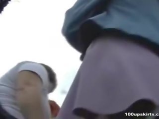 Mouth watering school young young lady upskirt