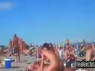 Public Nude Beach Swinger adult video show In Summer 2015