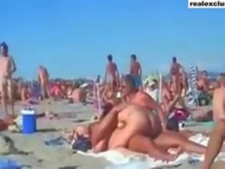 Public Nude Beach Swinger sex movie In Summer 2015