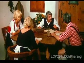 Farm man fucks neighbors terrific blonde wife on the table