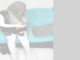 Masturbação em borracha kigurumi máscara - escola jovem adolescente 1.